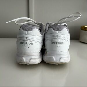 Reebok White and Gray Sneakers with Cushioned Design